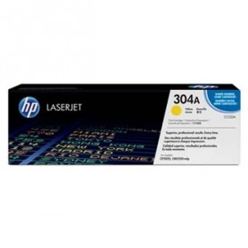 HP originální toner CC532A, yellow, 2800str., HP 304A, HP Color LaserJet CP2025, CM2320