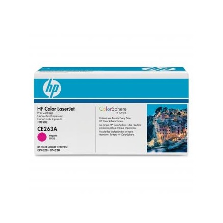 HP originální toner CE263A, magenta, 11000str., HP 648A, HP Color LaserJet CP4025, CP4525