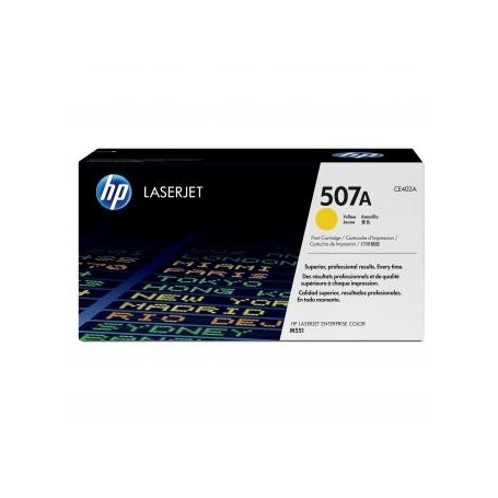 HP originální toner CE402A, yellow, 6000str., HP 507A, HP LaserJet Enterprise 500 color M551