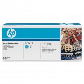HP originální toner CE741A, cyan, 7300str., HP 307A, HP Color LaserJet CP5225