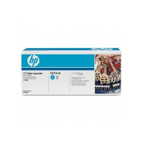 HP originální toner CE741A, cyan, 7300str., HP 307A, HP Color LaserJet CP5225