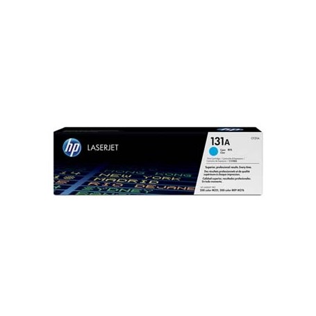 HP originální toner CF211A, cyan, 1800str., HP 131A, HP LaserJet Pro 200 M276n, M276NW, 600g