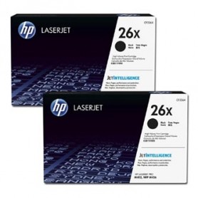 HP originální toner CF226XD, black, 2*9000str., HP 26X, high capacity, HP LaserJet Pro M402, Pro MFP M426, Dual pack, 2*930g