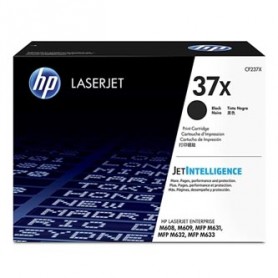 HP originální toner CF237X, black, 25000str., HP 37X, high capacity, HP LaserJet Enterprise M608, M609