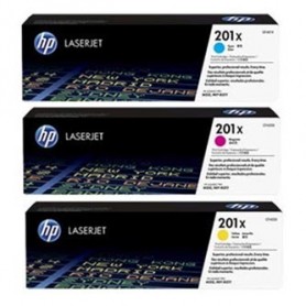 HP originální toner CF253XM, CMY, 6900 (3x2300)str., HP 201X, HP Color LaserJet MFP M277, Pro M252, M274, CMY, 3ks