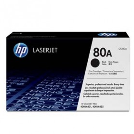 HP originální toner CF280A, black, 2700str., HP 80A, HP LaserJet Pro 400 M425, LJ Pro 400 M401, 850g