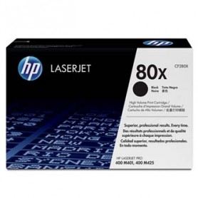 HP originální toner CF280X, black, 6900str., HP 80X, HP LaserJet+, N, 1050g