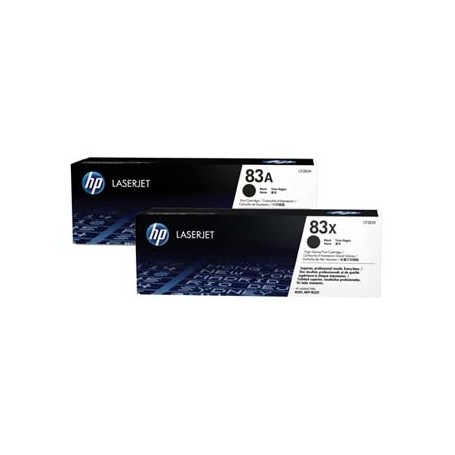 HP originální toner CF283AD, black, 2x1500str., HP 83A, HP LJ Pro M201dw,M201n,MFP M125a,MFP M125nrw, Dual pack, 1240g, 2ks