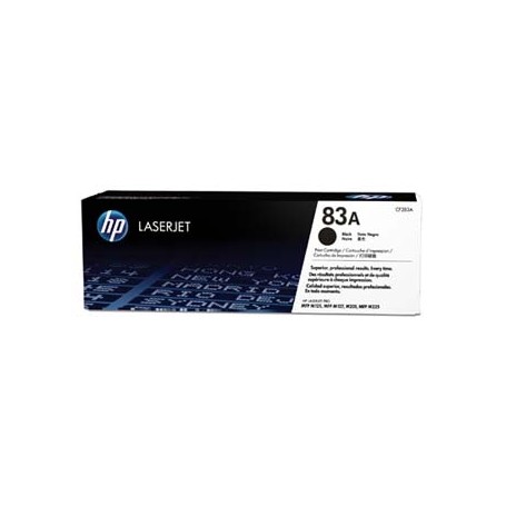 HP originální toner CF283A, black, 1500str., HP 83A, HP LJ Pro M201dw,201n,MFP M125a,125nrw,127fn,225,127, 830g