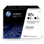 HP originální toner CF287XD, black, 2*18000str., HP 87X, HP LaserJet Enterprise M506dh,dn,n,x, M501n, Dual pack, 2*2,7 kg