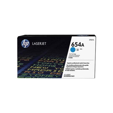 HP originální toner CF331A, cyan, 15000str., HP 654A, HP Color LaserJet Enterprise M651dn, M651n, M651xh
