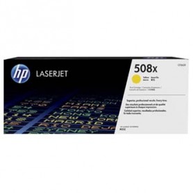 HP originální toner CF362X, yellow, 9500str., HP 508X, high capacity, HP Color LaserJet Enterprise M552dn,M553dn,553n,553x