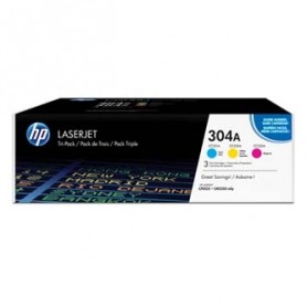 HP originální toner CF372AM, CMY, 8400 (3x2800)str., HP 304A, HP Color LaserJet CM2320fxi, CM2320n, CM2320nf, CP202, 3x900g, 3ks