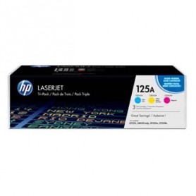 HP originální toner CF373AM, CMY, 4200 (3x1400)str., HP 125A, HP Color LaserJet CP1215, CP1515, CP1518ni, 3x800g, 3ks