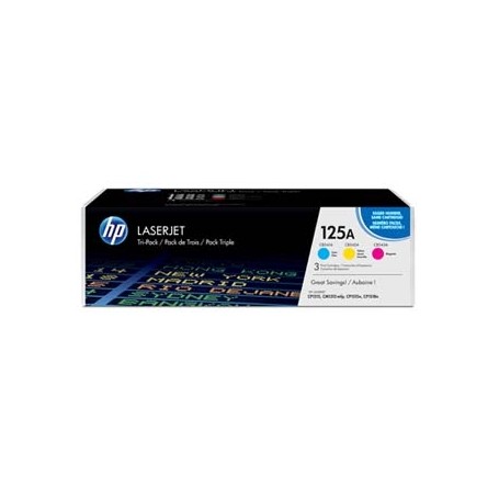 HP originální toner CF373AM, CMY, 4200 (3x1400)str., HP 125A, HP Color LaserJet CP1215, CP1515, CP1518ni, 3x800g, 3ks