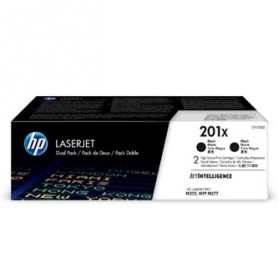 HP originální toner CF400XD, black, 2*2800str., HP 201X, HP Color LaserJet MFP M277, Pro M252, M274, Dual pack, 2*770g