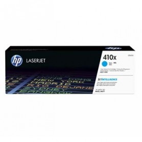 HP originální toner CF411X, cyan, 5000str., HP 410X, high capacity, HP LJ Pro M452, LJ Pro MFP M477, 650g