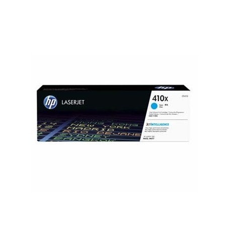 HP originální toner CF411X, cyan, 5000str., HP 410X, high capacity, HP LJ Pro M452, LJ Pro MFP M477, 650g