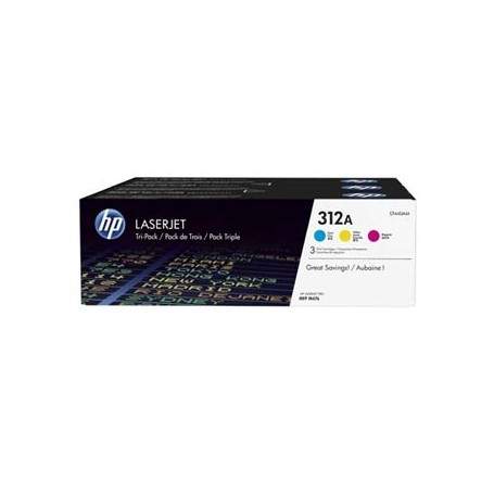 HP originální toner CF440AM, CMY, 8100 (3x2700)str., HP 312A, HP LaserJet Pro M476, Tri-pack