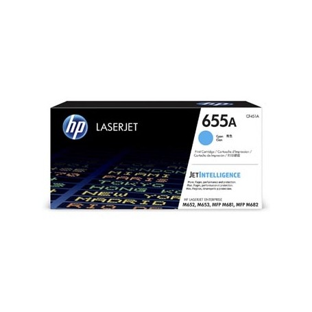 HP originální toner CF451A, cyan, 10500str., HP 655A, HP