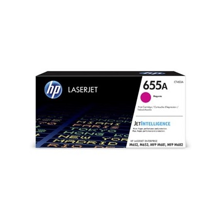 HP originální toner CF453A, magenta, 10500str., HP 655A, HP Color LaserJet Enterprise M652dn,M652n,M653dh,M653