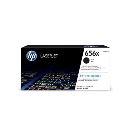 HP originální toner CF460X, black, 2700str., HP 656X, high yield, HP LaserJet Enterprise M652,652dn,652n,653,653dn,653x