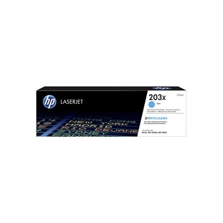 HP originální toner CF541X, cyan, 2500str., HP 203X, high capacity, HP Color LaserJet Pro M254, M280, M281