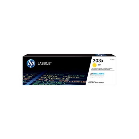 HP originální toner CF542X, yellow, 2500str., HP 203X, High Yield, HP Color LaserJet Pro M254dw, nw, M280nw
