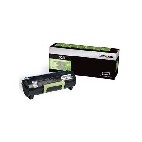 Lexmark originální toner 50F2H00, black, 5000str., 502H, return, high capacity, Lexmark MS310D, 310DN, 410D, 410DN