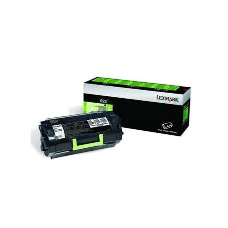 Lexmark originální toner 52D2000, black, 6000str., 522, return, Lexmark MS812de, MS812dn, MS810de, MS811dn