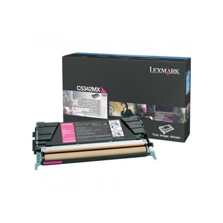 Lexmark originální toner C5342MX, magenta, 7000str., Lexmark C534x