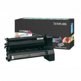 Lexmark originální toner C7720MX, magenta, 15000str., return, Lexmark C772