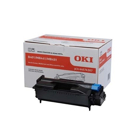 OKI originální válec 44574307, black, 25000str., OKI B401