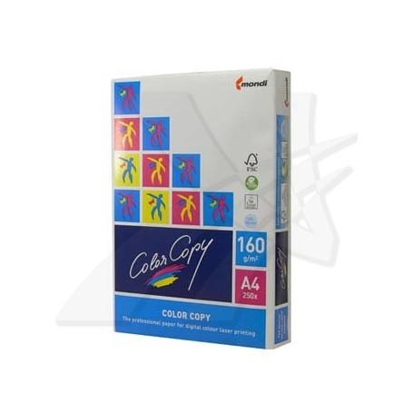 Xerografický papír Color copy, A4, 160 g/m2, bílý, 250 listů, spec. pro barevný laserový tisk