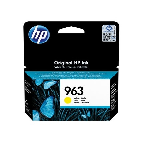 HP originální ink 3JA25AE, HP 963, yellow, 700str., 10.77ml, HP Officejet Pro 9010, 9012, 9014, 9015, 9016, 9019/P