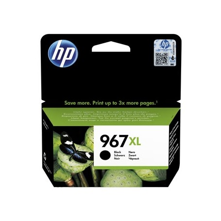 HP originální ink 3JA30AE, HP 963, black, 2000str., 48ml, high capacity, HP Officejet Pro 9010, 9012, 9014, 9015, 9016, 9019/P