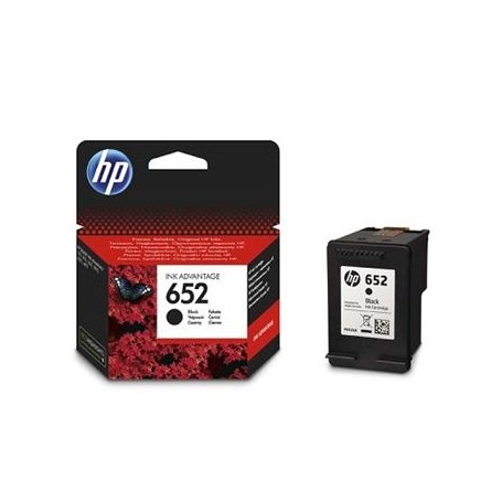 HP ink F6V25AE, No.652, black, 360str.