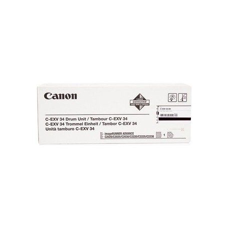 Canon originální válec CEXV34BK, black, 3786B003, 43000/61000str., Canon iR-C2020, 2030