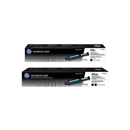 HP originální Neverstop Toner Reload Kit W1103AD, black, HP 103AD, HP Neverstop Laser MFP 1200, Neverstop Laser 1000, dual pack