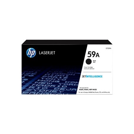 HP originální toner CF259A, black, 3000str., HP 59A, HP LaserJet Pro M404, M304, LaserJet Pro MFP M428
