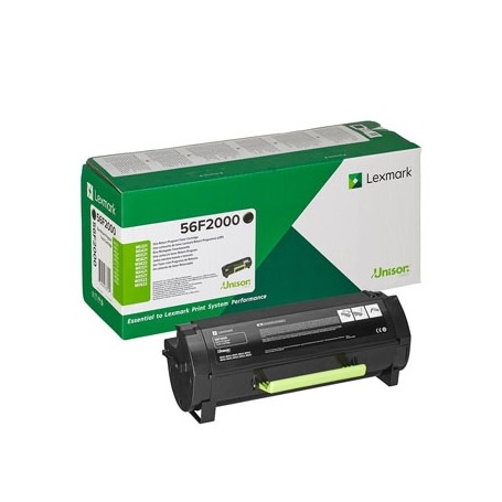 Lexmark originální toner 56F2000, black, 6000str., return, Lexmark MX521,622,522,321,421