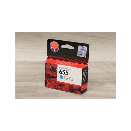 HP CZ110AE Ink Cartridge No.655 Cyan (datum exp. 1/2019)