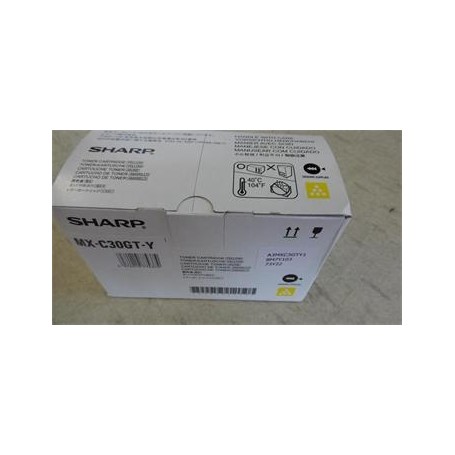 Sharp Toner Cartridge MX-C30GTY yellow poškozený obal