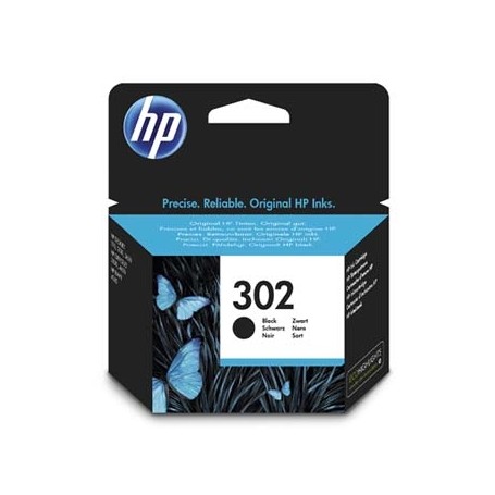HP originální ink F6U66AE, HP 302, black, 190str., 3.5ml, HP OJ 3830,3834,4650, DJ 2130,3630,1010, Envy 4520