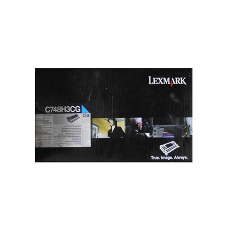 Lexmark originální toner C748H3CG, cyan, 10000str., Lexmark C748de, C748dte, C748e
