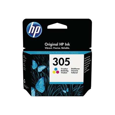 HP originální ink 3YM60AE, Tri-colour, 100str., HP 305, HP DeskJet 2300, 2710, 2720, Plus 4100