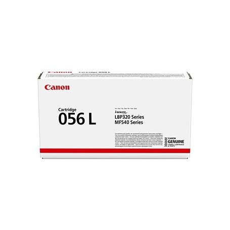 Canon originální toner 056L, black, 5100str., 3006C002, Canon i-SENSYS MF542x, MF543x, LBP325x