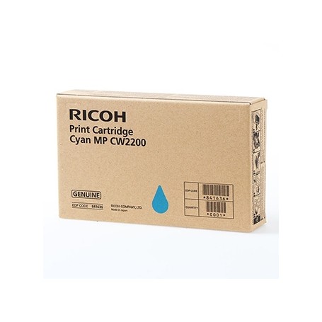 Ricoh originální ink 841636, 841640, cyan, Ricoh MPC W2200SP, MP CW2201