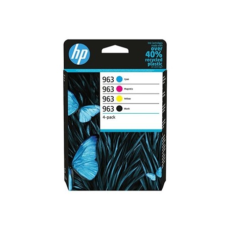 HP originální ink 6ZC70AE, CMYK, HP 963, HP Officejet Pro 9010, 9012, 9014, 9015, 9016, 9019