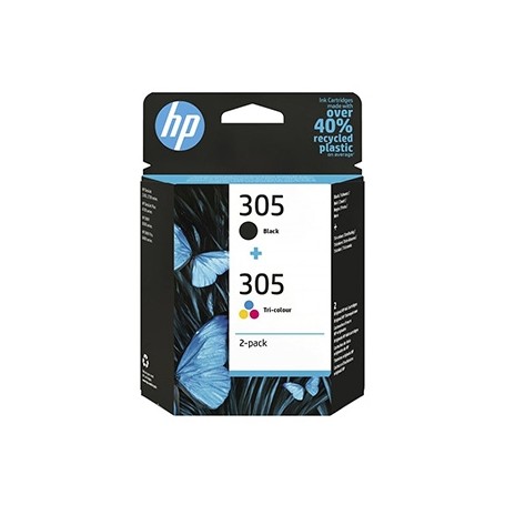HP originální ink 6ZD17AE 301, HP 305, blistr, HP 2-pack DeskJet 2300, DeskJet 2710, DeskJet 2720, DeskJet
